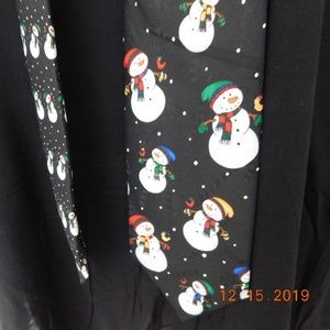 Hallmark  snowman tie EUC